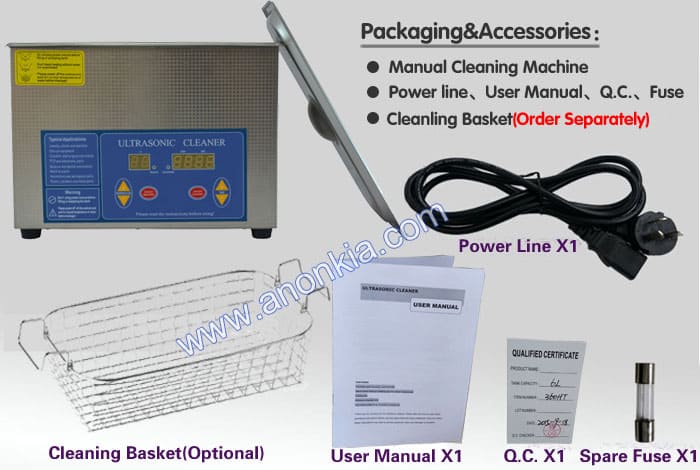 jewelry ultrasonic cleaner packaging