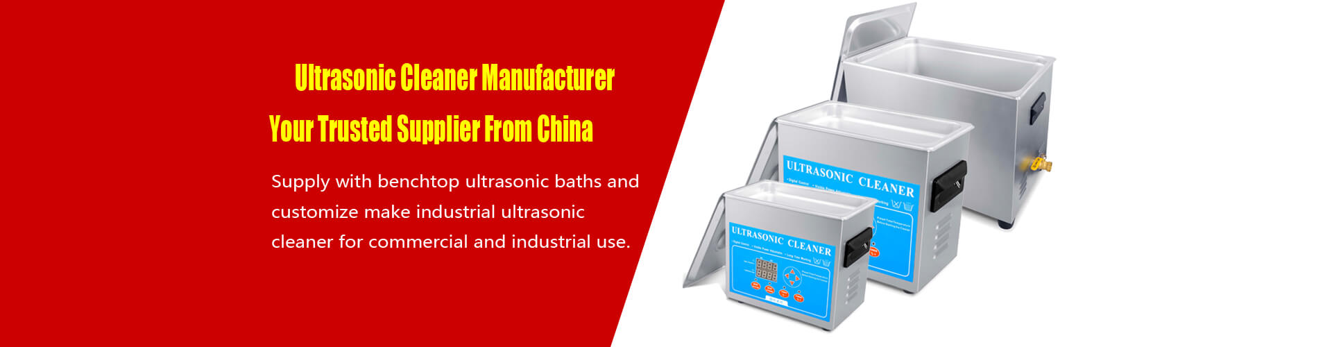 Industrial Ultrasonic Cleaner China Manufacturer