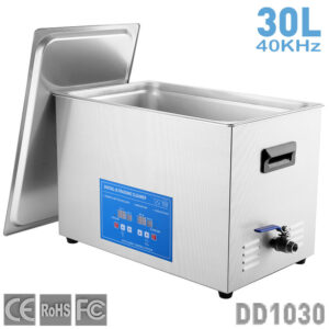 30L Digital Heated Ultrasonic Parts Cleaner Automotive Engine Parts Cleaner