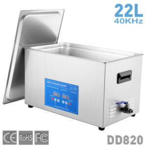 20 Liter Stainless Steel Benchtop Ultrasonic Cleaner with Heater