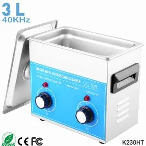 3L Digital Ultrasonic Cleaner for Dentures | Heated Sonicator Bath